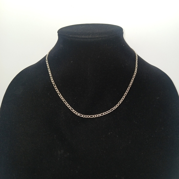 Jewelry - Sterling Silver Figaro Necklace 9" 3.2mm 6.71 grams​​